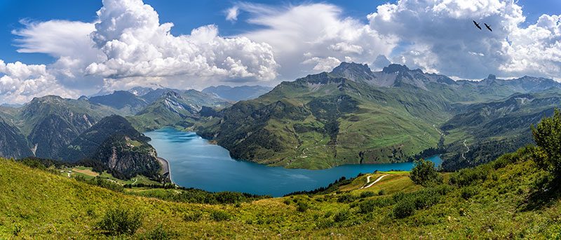 lago roselend alpes franceses